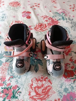Patines de 4 ruedas, niña.