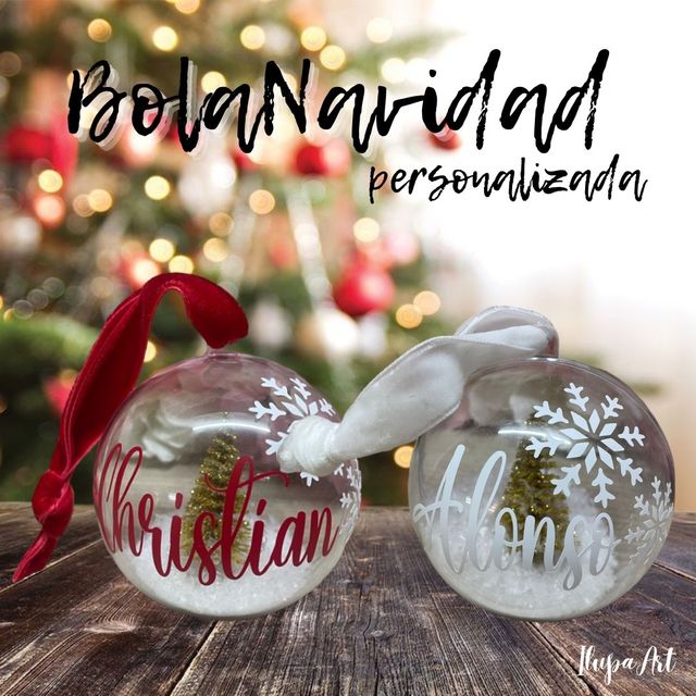 Bola de navidad personalizada