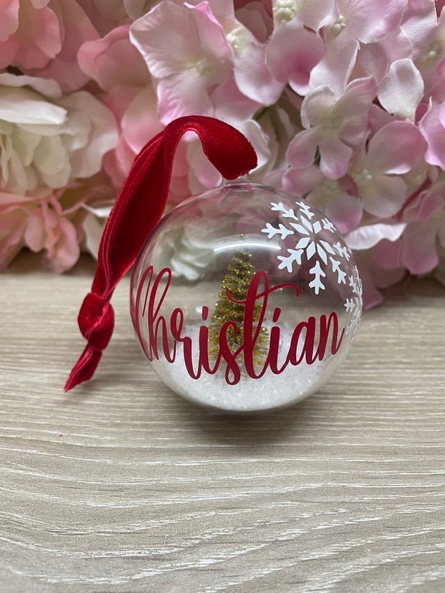 Bola de navidad personalizada