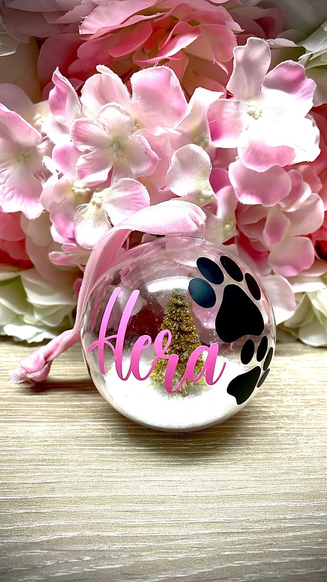 Bola de navidad personalizada