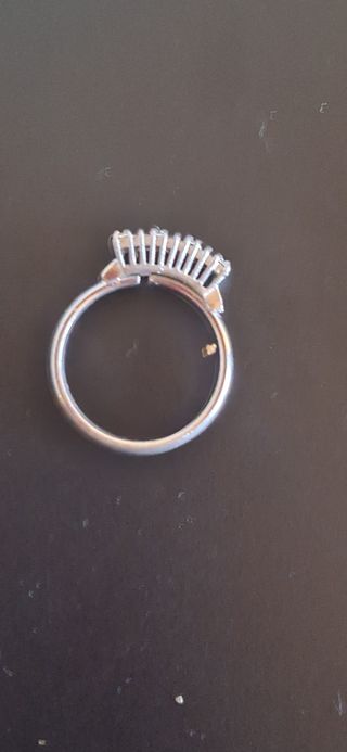 Anillo cinconita y zafiro.Tamaño grande.