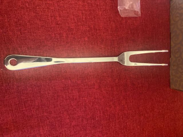 forchettone in acciaio di alessi