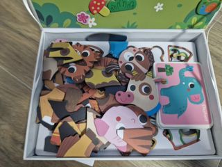 Juego magnético de animales. infantil