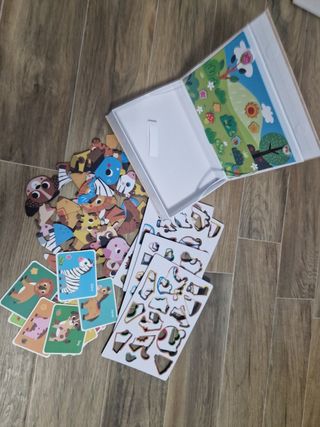 Juego magnético de animales. infantil