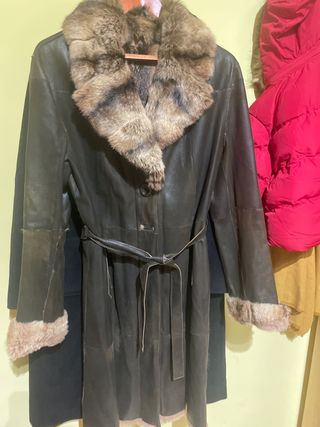 Abrigo piel
