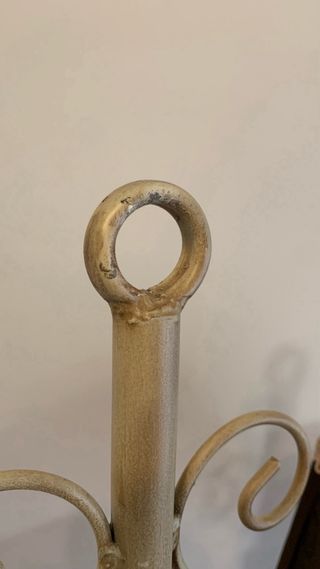 Lámpara de pie de forja