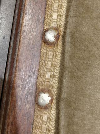 Mueble banco inglés caoba antiguo para piano