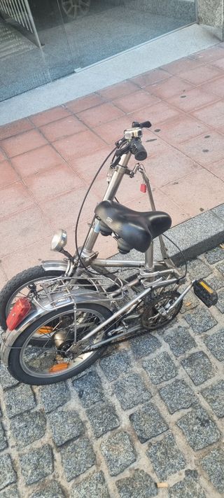 Bici plegable antigua