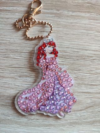 Llaveros princesas Disney hechos a mano