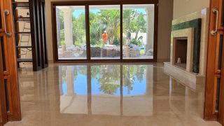 Marmol terrazo pulido brillo