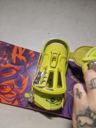 Tabla y botas snowboard 