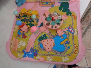 juguete de pin y pon ( pinypon) casa melatin rosa