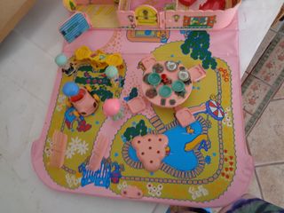 juguete de pin y pon ( pinypon) casa melatin rosa