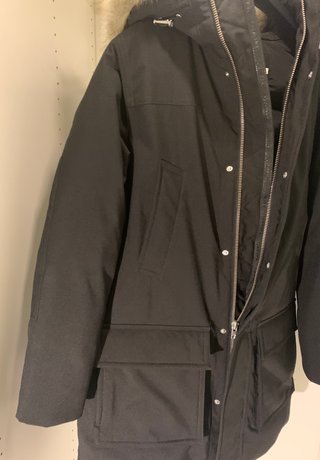Giacca invernale Calvin Klein con pelo