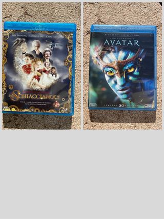 DVD blu-ray 3D Avatar e Lo schiaccianoci