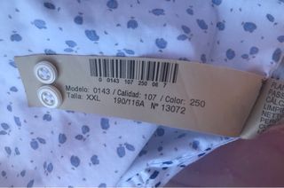 Camisa Massimo Dutti, talla XXL