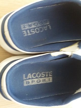 Zuecos lacoste