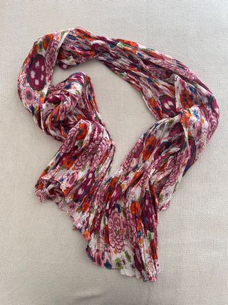 Fular plisado de colores