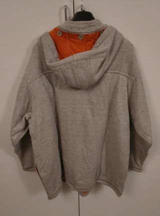 Felpa oversize uomo con cappuccio 