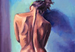 Cuadro óleo desnudo 05