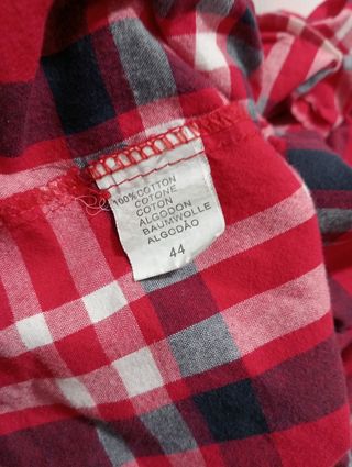 Camisa de cuadros mujer