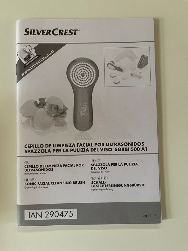 Limpiador facial ultrasonidos