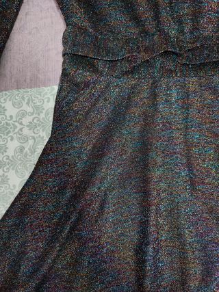 Vestido de fiesta con purpurina