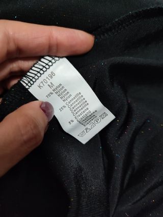 Vestido de fiesta con purpurina