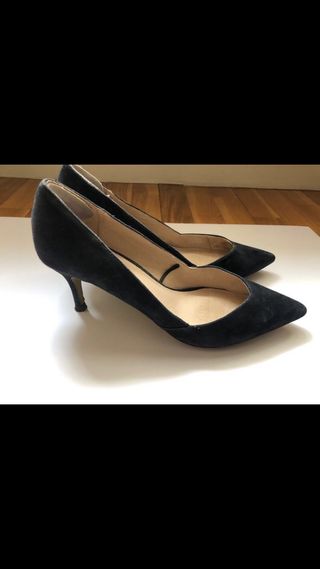 Zapato de tacon azul marino n° 41