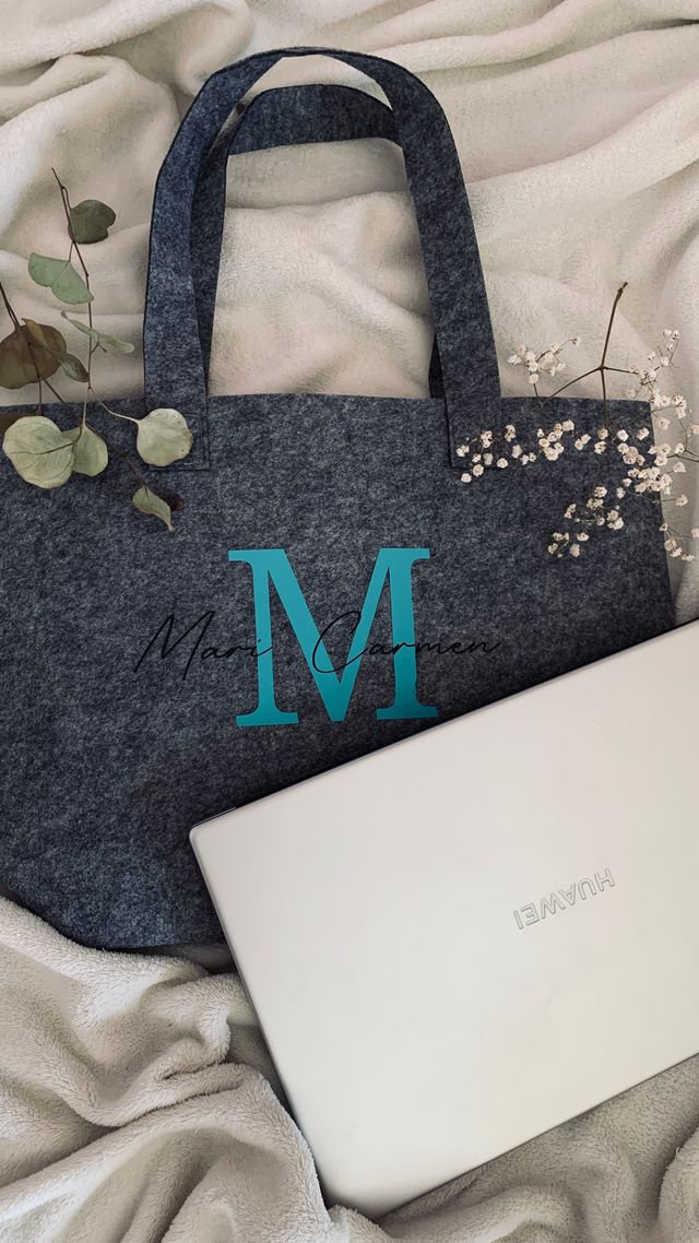 Bolso de fieltro personalizado