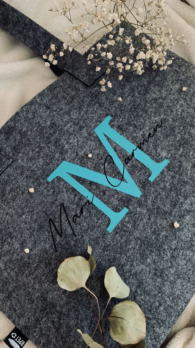 Bolso de fieltro personalizado