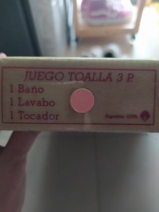 Juego toallas para baño