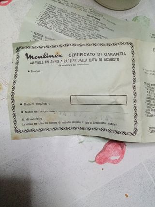 MOULINEX... caffè e frutta vintage,