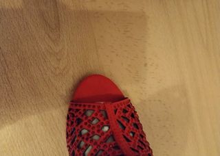 Zapatos de tacon rojos