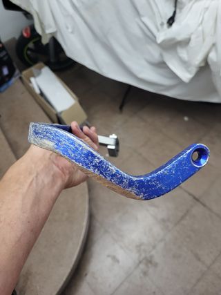 Zeta cubremanos aluminio azul