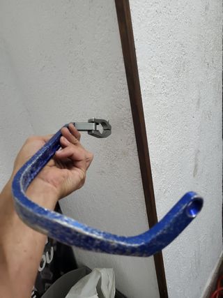 Zeta cubremanos aluminio azul