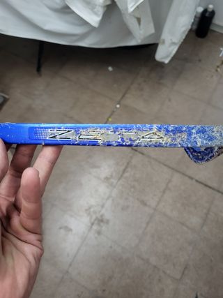 Zeta cubremanos aluminio azul