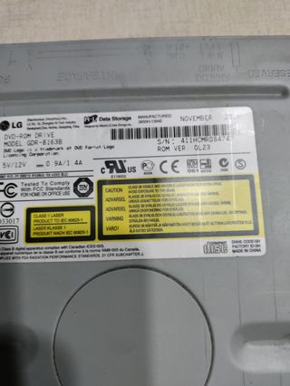 Reproductor dvd LG