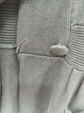 Chaqueta negra de lana 