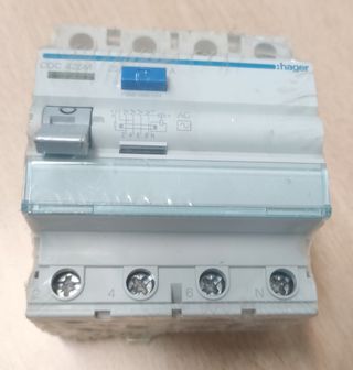 ⚡ Interruptor Diferencial Hager 4P 25A 30ma