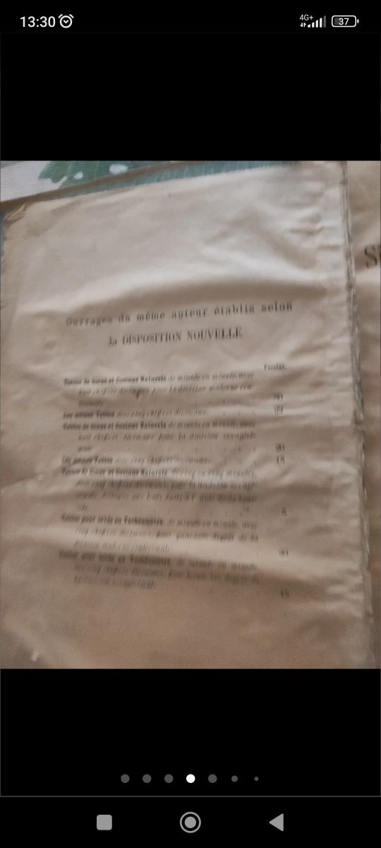 Tablas Taquimétricas año 1900