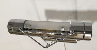 Lampada parete orientabile metallo cromo