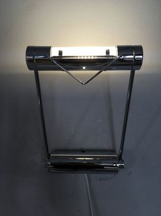 Lampada parete orientabile metallo cromo