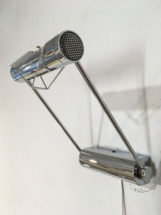 Lampada parete orientabile metallo cromo