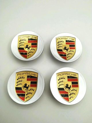 CENTROS DE RUEDA PORSCHE PLATA