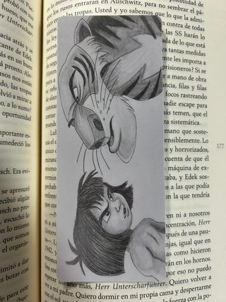 Marcapáginas Mowgli y shere khan.