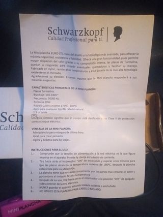 Plancha para el pelo