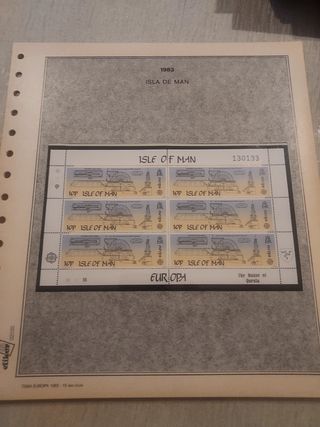 Europa 1983 minipliegos sellos