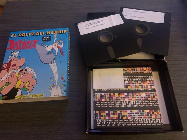 ASTERIX EL GOLPE DEL MENHIR IBM PC 5 1/4