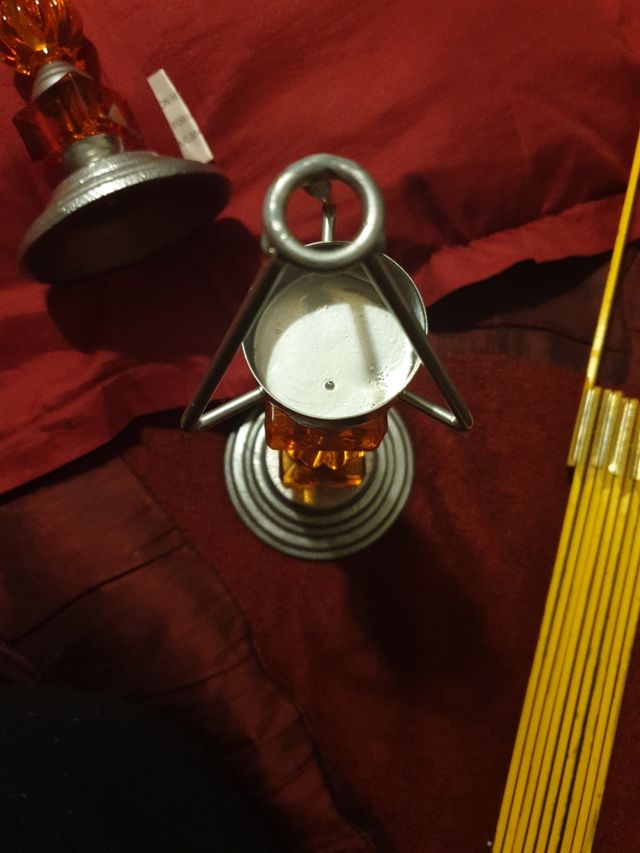 LOTE DE 2 LAMPARAS VINTAGE